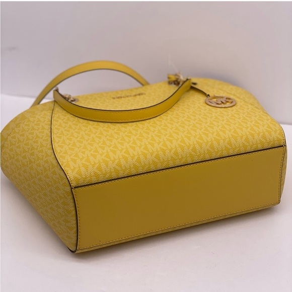 Michael Kors Yellow Tote Chain Shoulder Bag - Picture 10 of 12